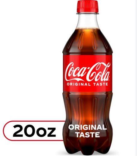 20oz Coke Plastic Bottle