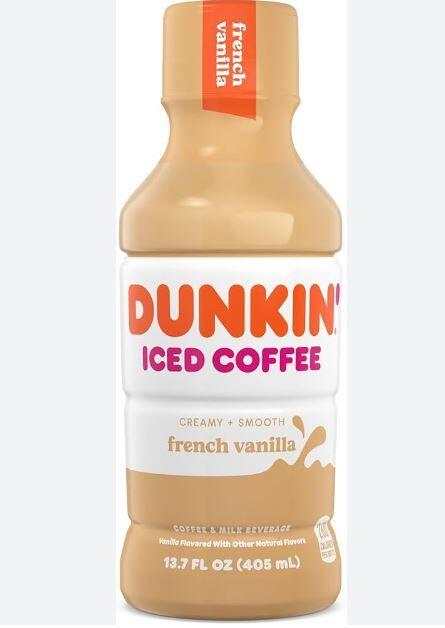 Dunkin Donuts French Vanilla Iced Coffee